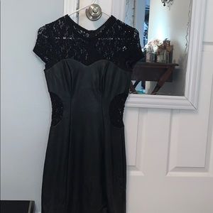 Guess faux leather dress